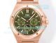 Swiss Clone IWC Schaffhausen Ingenieur Green Dial Rose Gold Perpetual Calendar Watch (2)_th.jpg